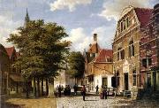 unknow artist European city landscape, street landsacpe, construction, frontstore, building and architecture.033 oil painting reproduction